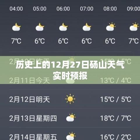 砀山历史天气回顾，12月27日实时天气预报