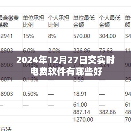 实时电费查询软件推荐，优质选择榜单
