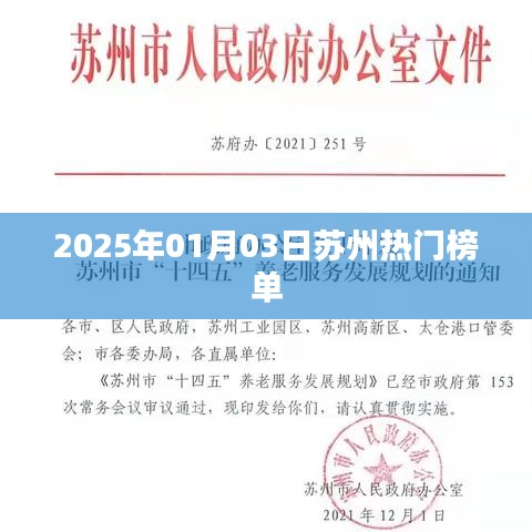 『苏州热门榜单揭晓，2025年1月3日一览』
