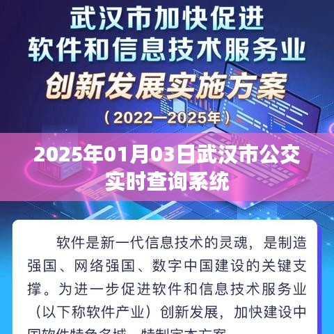 武汉市公交实时查询系统上线时间揭晓，2025年元月3日投入使用！
