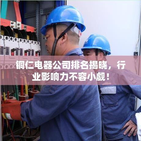 铜仁电器公司排名揭晓，行业影响力不容小觑！
