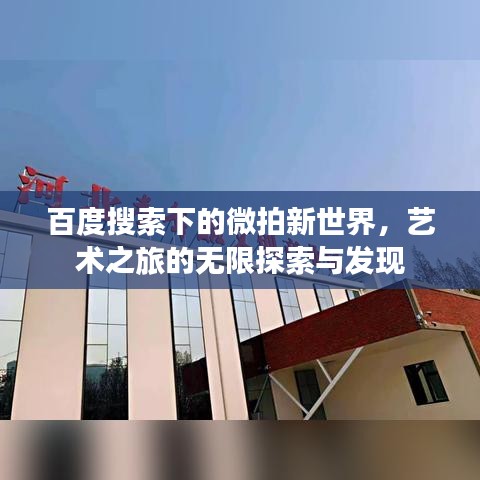 百度搜索下的微拍新世界，艺术之旅的无限探索与发现