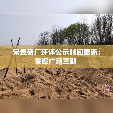 宋埠砖厂环评公示时间最新：宋埠广场三期 