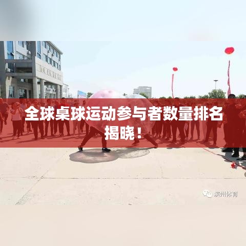 全球桌球运动参与者数量排名揭晓！