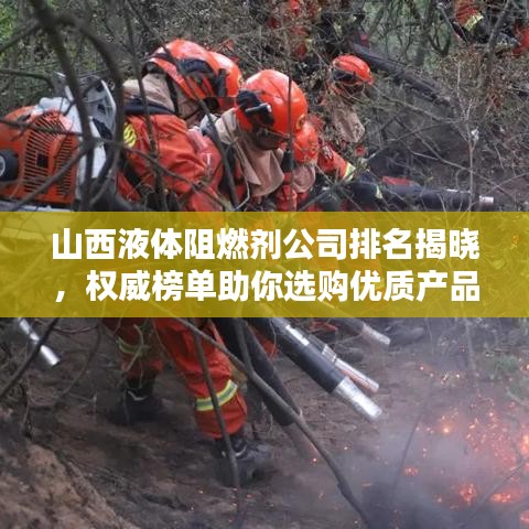 山西液体阻燃剂公司排名揭晓，权威榜单助你选购优质产品！