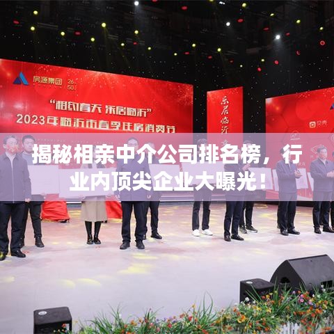 揭秘相亲中介公司排名榜，行业内顶尖企业大曝光！