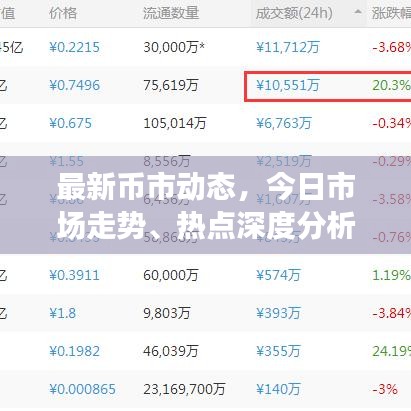 最新币市动态，今日市场走势、热点深度分析与预测