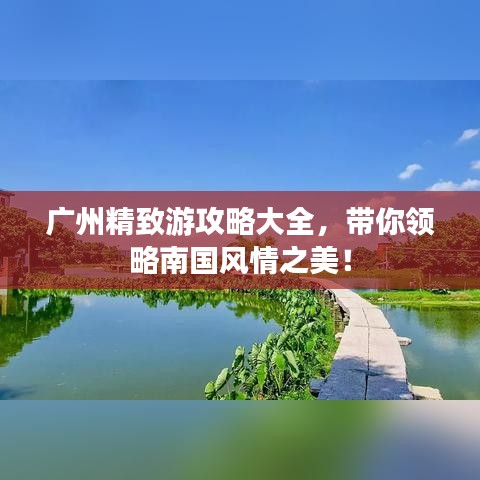 广州精致游攻略大全，带你领略南国风情之美！