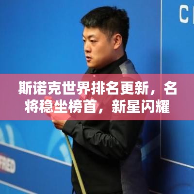 斯诺克世界排名更新，名将稳坐榜首，新星闪耀脱颖而出