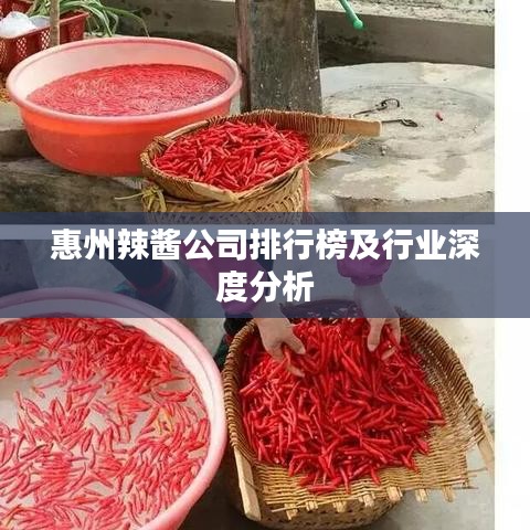 惠州辣酱公司排行榜及行业深度分析