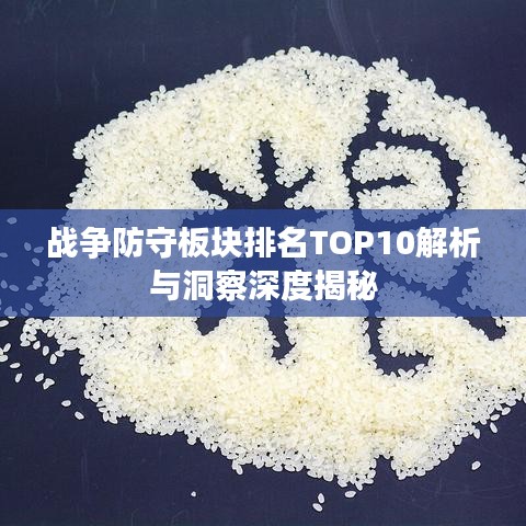 战争防守板块排名TOP10解析与洞察深度揭秘