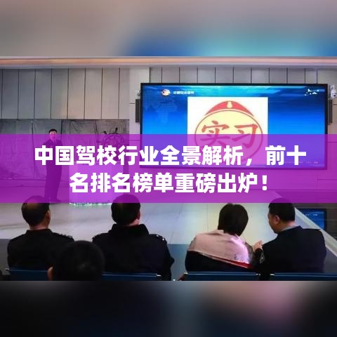 中国驾校行业全景解析，前十名排名榜单重磅出炉！