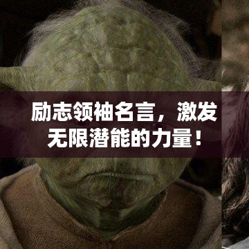励志领袖名言，激发无限潜能的力量！
