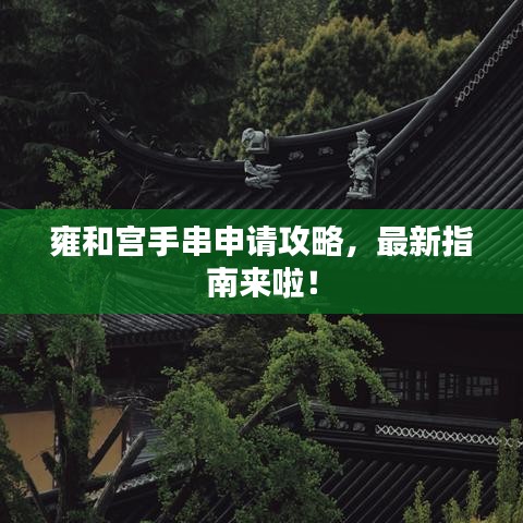 雍和宫手串申请攻略，最新指南来啦！